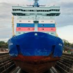 Головной атомный ледокол «Арктика» на ремонте в Кронштадте